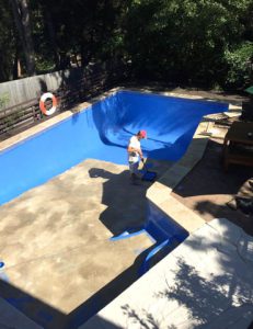 pool repainting costs