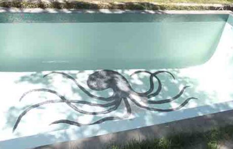 Pool painted with Luxapool opaline