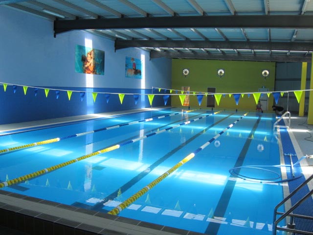 Lap pool resurfaced in Luxapool paint