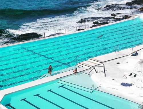 Bondi Icebergs pools after being resurfaced with LUXAPOOL® Chlorinated Rubber pool paint in White.