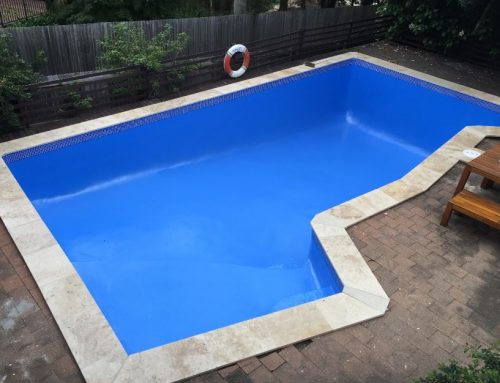 Domestic pool resurfaced with LUXAPOOL® Epoxy in Tahitian, by a DIY home renovator in Sydney