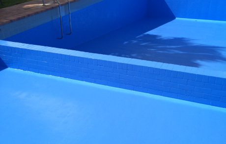 pool painted with luxapool