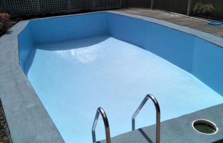 Pool coping updated in LUXAPOOL Poolside & Paving in Platinum Grey