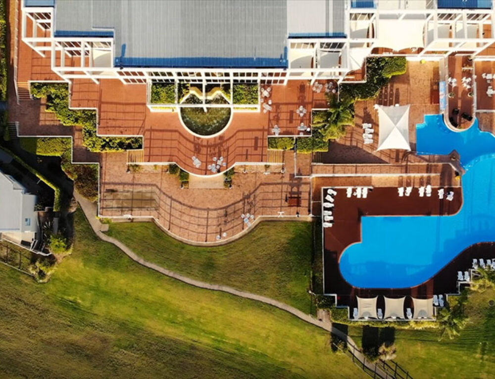 Opal Cove Resort Pool, Coffs Harbour LUXAPOOL® Epoxy Adriatic