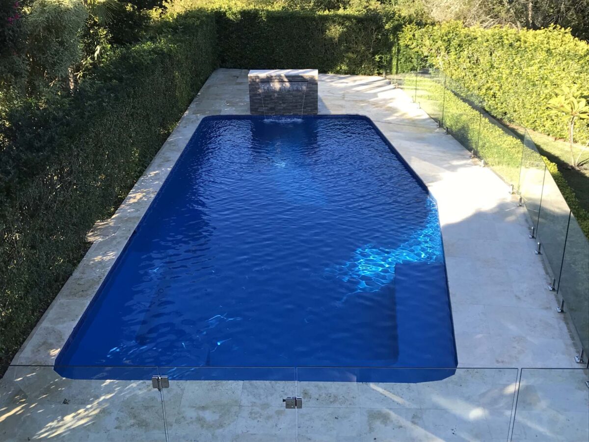 LUXAPOOL® Pool Paint Domestic pool painted with LUXAPOOL® Epoxy in